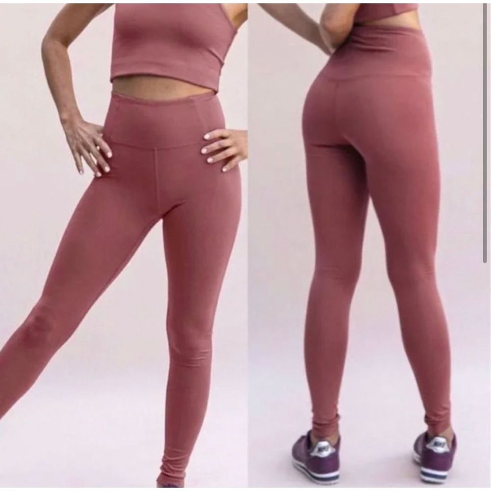 Girlfriend Collective Ultralight Leggings Fig Sz M